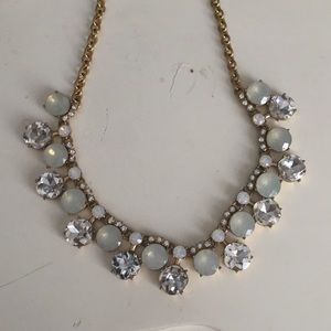 J. Crew blue and crystal necklace